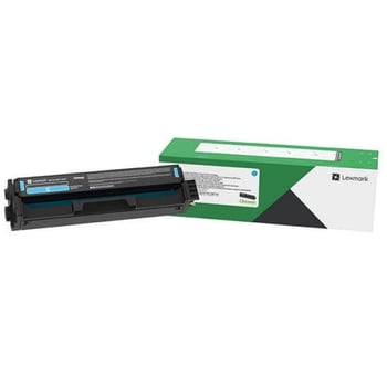 Lexmark C332HC0 High Capacity Cyan Return Programme Toner Cartridge
